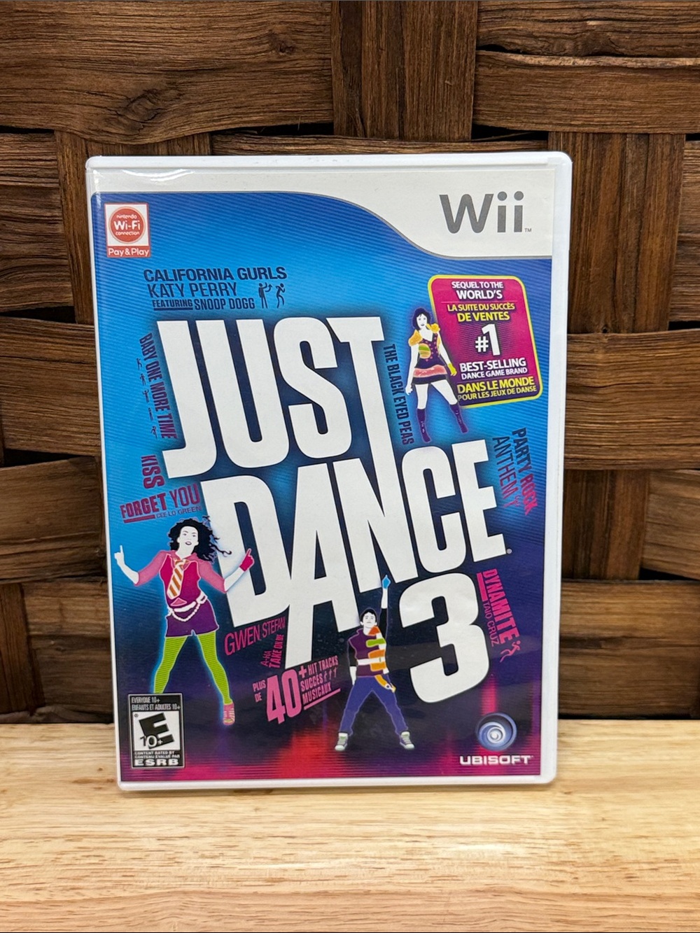 Just Dance 3 (Wii) — Blue Game Case